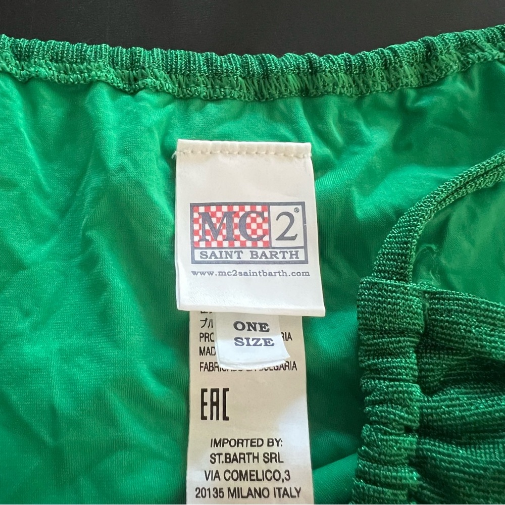 Mc2 Saint Barth Green String Bikini Swimsuit Gree… - image 4